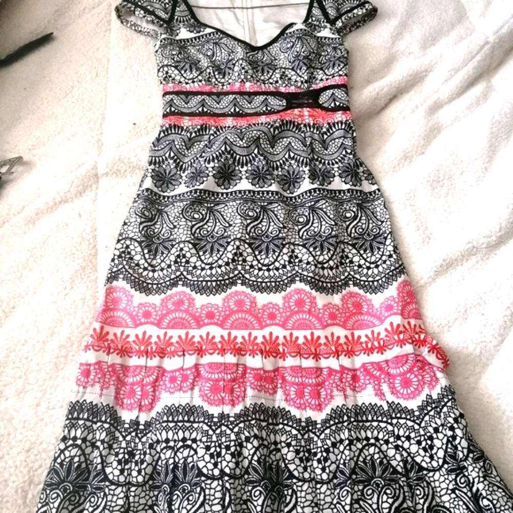 Floral Karen Miller dress